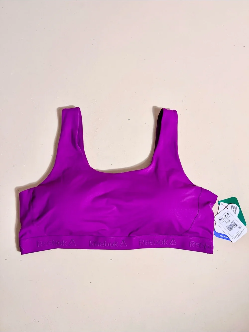 Reebok Women’s XXXL Purple Sports Support RBK-DRY NWT Activewear Yoga Gym cloths